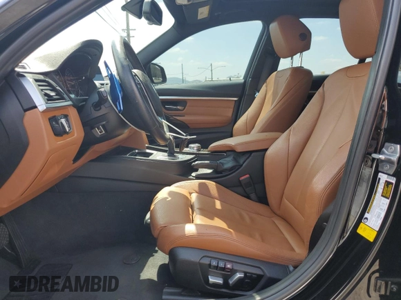 2017 BMW 3 Series 330i with VIN WBA8B9G31HNU53279, listed as a Copart auction lot 54943075 with 121,339 mi miles and Salvage Title. Bid and sale history available at carsss.com. Image 7.