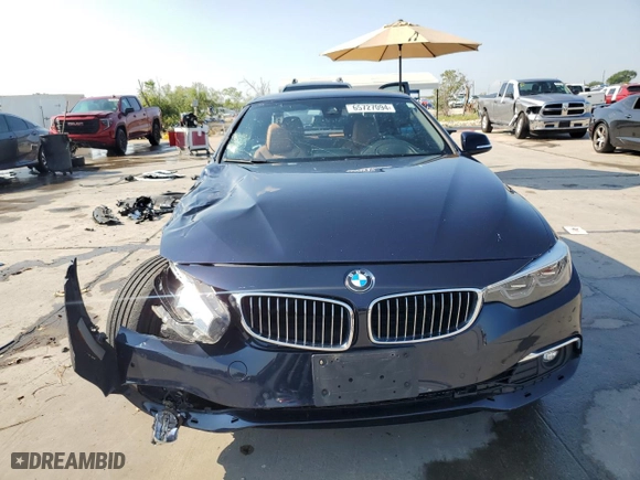 2018 BMW 4 Series 430i with VIN WBA4Z1C55JEE43902, listed as a Copart auction lot 65727094 with 57,026 mi miles and Clean Title. Bid and sale history available at carsss.com. Image 5.