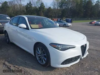 2023 Alfa Romeo Giulia with VIN ZARFANAN2P7667335, listed as a IAAI auction lot 41874326 with 8,066 mi miles. Bid and sale history available at carsss.com. Image 1.