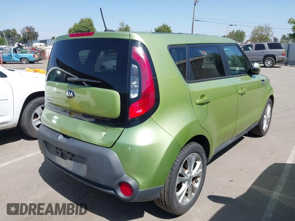 2014 Kia Soul + with VIN KNDJP3A59E7710072, listed as a IAAI auction lot 42180237 with 116,070 mi miles and . Bid and sale history available at DreamBid. Image 4.