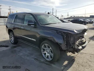 2018 Cadillac Escalade Premium Luxury with VIN 1GYS4CKJ9JR222838, listed as a Copart auction lot 48688135 with 78,389 mi miles and Salvage Title. Bid and sale history available at carsss.com. Image 4.
