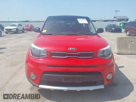 2018 Kia Soul + with VIN KNDJP3A50J7541022, listed as a IAAI auction lot 41918871 with 109,126 mi miles. Bid and sale history available at carsss.com. Image 13.
