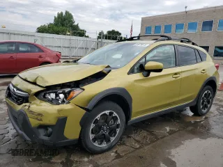 2021 Subaru Crosstrek Premium with VIN JF2GTAPC9MH343927, listed as a Copart auction lot 61079075 with 62,160 mi miles and Salvage title. Bid and sale history available at DreamBid. Image 1.
