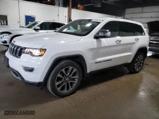 2018 Jeep Grand Cherokee Limited with VIN 1C4RJFBG0JC243437, listed as a Copart auction lot 52508475 with 121,873 mi miles and Salvage Title. Bid and sale history available at carsss.com. Image 1.