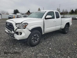 2018 Toyota Tacoma SR z VIN 5TFRX5GN2JX116231, wystawiony jako Copart lot #50539645 z przebiegiem 79 331 mil mil oraz Szkoda całkowita • Salvage title. Historia ofert i sprzedaży dostępna na DreamBid. Obrazek 1.