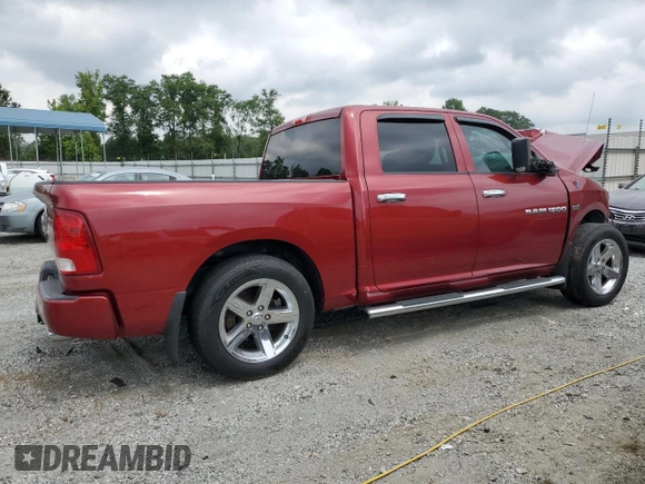 2012 Ram 1500 Express with VIN 1C6RD6KT0CS174186, listed as a Copart auction lot 59569725 with Not provided miles and Salvage title. Bid and sale history available at DreamBid. Image 3.