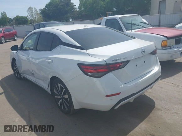 2022 Nissan Sentra SV with VIN 3N1AB8CVXNY295869, listed as a IAAI auction lot 41976310 with 16,126 mi miles and . Bid and sale history available at DreamBid. Image 3.