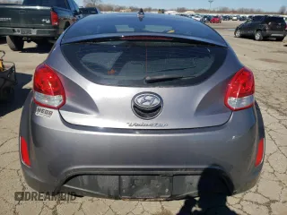2017 Hyundai Veloster with VIN KMHTC6AD8HU318439, listed as a Copart auction lot 43322083 with 64,664 mi miles. Bid and sale history available at carsss.com. Image 6.
