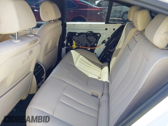 2020 BMW 5 Series 530i with VIN WBAJR3C06LCE63836, listed as a IAAI auction lot 41845186 with 54,559 mi miles and . Bid and sale history available at DreamBid. Image 8.