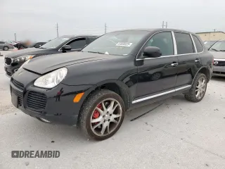 2006 Porsche Cayenne Turbo with VIN WP1AC29P76LA92656, listed as a Copart auction lot 53820325 with 197,579 mi miles and Salvage Title. Bid and sale history available at DreamBid. Image 1.