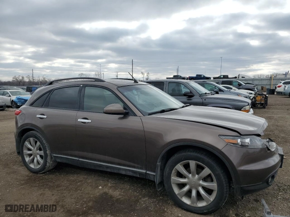 2003 Infiniti FX35 w/Options with VIN JNRAS08W03X202372, listed as a Copart auction lot 46626995 with 124,061 mi miles and Salvage Title. Bid and sale history available at carsss.com. Image 4.
