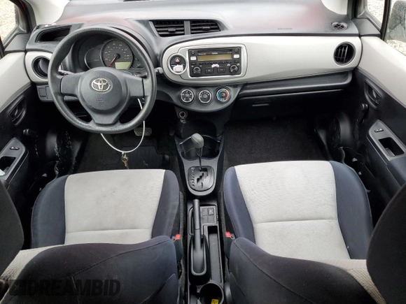 2012 Toyota Yaris L with VIN JTDJTUD30CD507484, listed as a Copart auction lot 53858105 with 81,656 mi miles and Salvage Title. Bid and sale history available at carsss.com. Image 8.