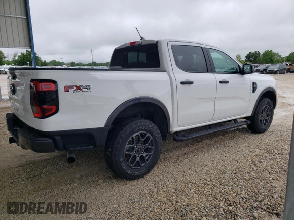 2024 Ford Ranger XLT with VIN 1FTER4HH0RLE43158, listed as a Copart auction lot 59616775 with 6,267 mi miles and Salvage title. Bid and sale history available at DreamBid. Image 3.