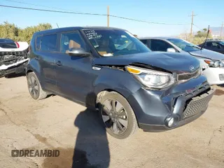 2016 Kia Soul ! with VIN KNDJX3A59G7293216, listed as a IAAI auction lot 41313790 with 85,127 mi miles. Bid and sale history available at carsss.com. Image 1.