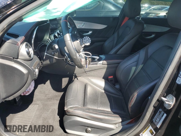 2020 Mercedes-Benz C 43 AMG z VIN 55SWF6EB5LU331098, wystawiony jako Copart lot #52203465 z przebiegiem 58 081 mil mil oraz Szkoda całkowita • Salvage title. Historia ofert i sprzedaży dostępna na DreamBid. Obrazek 7.