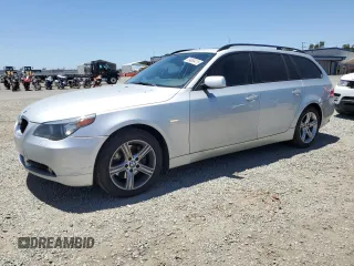 2006 BMW 5 Series 530xi with VIN WBANN73586CN01634, listed as a Copart auction lot 59659415 with 191,687 mi miles and Salvage title. Bid and sale history available at DreamBid. Image 1.