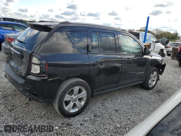 2017 Jeep Compass Sport SE with VIN 1C4NJCBA1HD124793, listed as a Copart auction lot 76044714 with 97,220 mi miles and Salvage title. Bid and sale history available at DreamBid. Image 3.