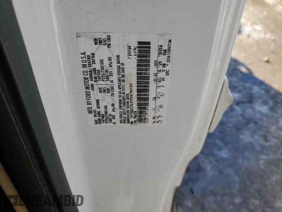 2002 Ford F-150 XL with VIN 1FTRX17L52NA26169, listed as a Copart auction lot 88756715 with 114,841 mi miles and Salvage title. Bid and sale history available at DreamBid. Image 12.