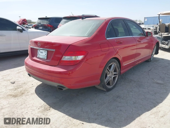 2011 Mercedes-Benz C 300 Sport with VIN WDDGF5EB2BR154282, listed as a IAAI auction lot 41815246 with 140,750 mi miles and . Bid and sale history available at carsss.com. Image 4.