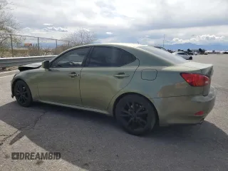 2006 Lexus IS 250 Manual with VIN JTHBK262962009895, listed as a Copart auction lot 51701335 with 139,418 mi miles and Salvage Title. Bid and sale history available at carsss.com. Image 2.