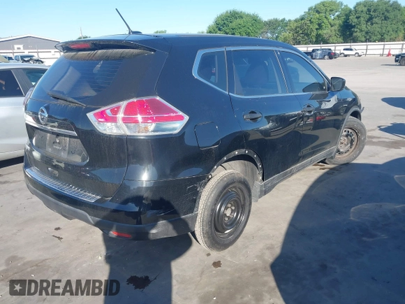 2016 Nissan Rogue SV with VIN KNMAT2MT0GP617296, listed as a IAAI auction lot 41972089 with 189,579 mi miles. Bid and sale history available at carsss.com. Image 4.