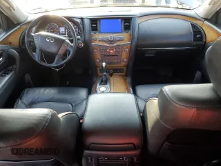 2012 Infiniti QX56 8-passenger with VIN JN8AZ2ND3C9715506, listed as a Copart auction lot 68324314 with 173,222 mi miles and Non Repairable. Bid and sale history available at carsss.com. Image 8.