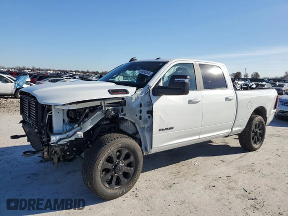2024 Ram 2500 Big Horn with VIN 3C6UR5DL9RG270238, listed as a Copart auction lot 84895504 with 1,337 mi miles and Salvage title. Bid and sale history available at DreamBid. Image 1.