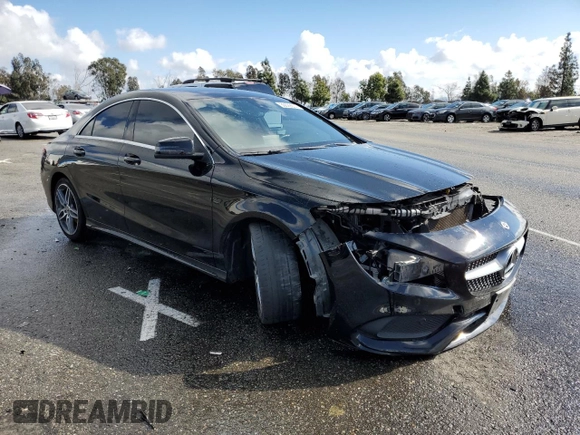 2018 Mercedes-Benz CLA 250 with VIN WDDSJ4EB5JN534788, listed as a Copart auction lot 39629904 with 59,577 mi miles and . Bid and sale history available at DreamBid. Image 4.