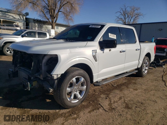 2021 Ford F-150 XL with VIN 1FTEW1CP5MKD55565, listed as a Copart auction lot 46703085 with 109,734 mi miles and Salvage Title. Bid and sale history available at carsss.com. Image 1.