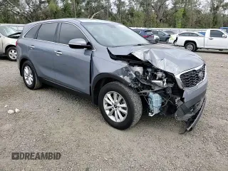 2020 Kia Sorento LX with VIN 5XYPG4A37LG643258, listed as a Copart auction lot 46093245 with 122,379 mi miles and Salvage Title. Bid and sale history available at carsss.com. Image 12.