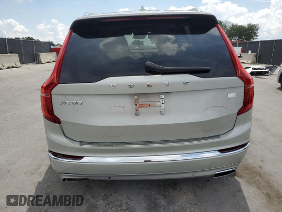 2021 Volvo XC90 Inscription Expression with VIN YV4BR00L5M1756476, listed as a Copart auction lot 58177035 with 45,699 mi miles and Salvage title. Bid and sale history available at DreamBid. Image 6.