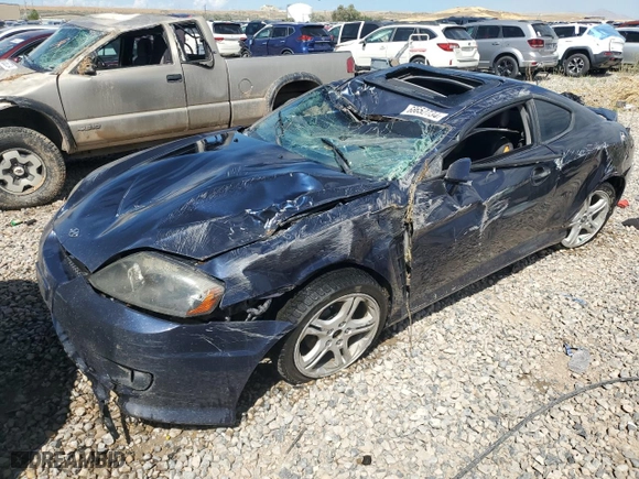 2006 Hyundai Tiburon GT with VIN KMHHN65FX6U191069, listed as a Copart auction lot 68652734 with 0 mi miles and Clean Title. Bid and sale history available at carsss.com. Image 1.
