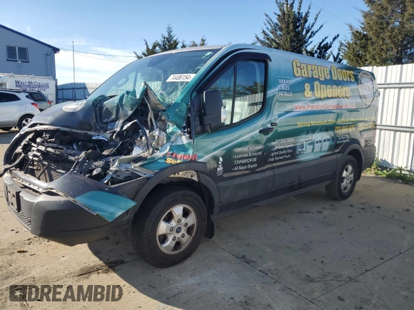 2019 Ford Transit Cargo with VIN 1FTYE1YG5KKA00286, listed as a Copart auction lot 74486154 with Not Provided miles and Salvage Title. Bid and sale history available at DreamBid. Image 1.