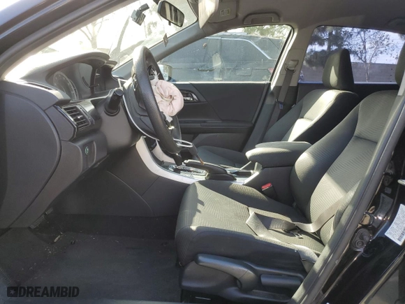 2017 Honda Accord Sedan LX with VIN 1HGCR2F30HA215255, listed as a Copart auction lot 48009855 with 95,192 mi miles and Salvage Title. Bid and sale history available at carsss.com. Image 7.