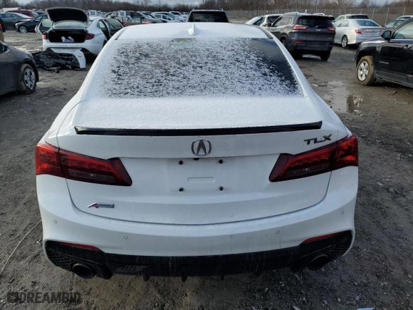 2018 Acura TLX w/A-SPEC Pkg with VIN 19UUB2F62JA009797, listed as a Copart auction lot 46893535 with 0 mi miles and Non Repairable. Bid and sale history available at carsss.com. Image 6.
