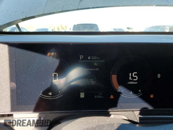 2024 Hyundai Kona SEL with VIN KM8HBCAB3RU140866, listed as a Copart auction lot 50892705 with 8,100 mi miles and Salvage title. Bid and sale history available at DreamBid. Image 9.