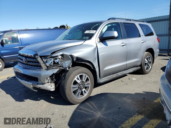 2013 Toyota Sequoia SR5 with VIN 5TDBY5G12DS084600, listed as a Copart auction lot 77708114 with 119,571 mi miles and Salvage Title. Bid and sale history available at carsss.com. Image 1.
