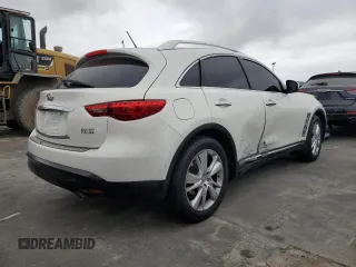 2012 Infiniti FX with VIN JN8AS1MU8CM121118, listed as a Copart auction lot 56963224 with Not provided miles and Salvage title. Bid and sale history available at DreamBid. Image 3.