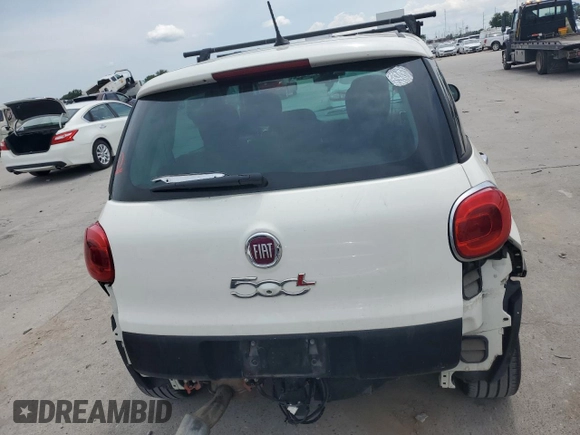 2014 FIAT 500L Trekking with VIN ZFBCFADH0EZ010311, listed as a Copart auction lot 62334095 with 139,917 mi miles and Salvage title. Bid and sale history available at DreamBid. Image 6.