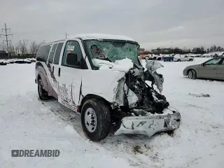 2011 Chevrolet Express Passenger 1LT with VIN 1GAZG1FG1B1109232, listed as a Copart auction lot 84252874 with Not provided miles and Salvage title. Bid and sale history available at DreamBid. Image 11.