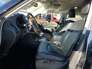 2019 Infiniti QX80 LUXE with VIN JN8AZ2NF2K9683793, listed as a Copart auction lot 45565415 with 63,650 mi miles and Salvage Title. Bid and sale history available at carsss.com. Image 7.