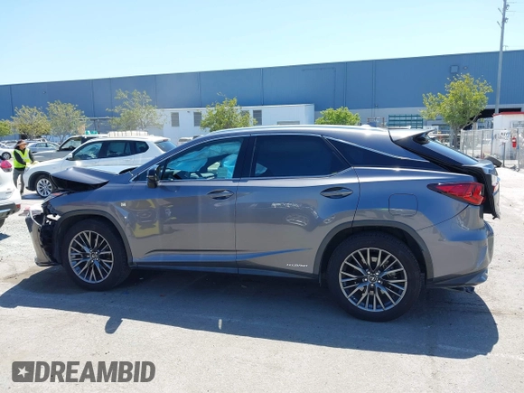 2017 Lexus RX 450h with VIN 2T2BGMCA1HC017547, listed as a IAAI auction lot 42314547 with 105,374 mi miles and . Bid and sale history available at DreamBid. Image 14.
