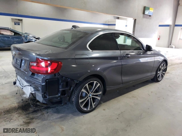 2016 BMW 2 Series 228i with VIN WBA1F9C56GV545225, listed as a Copart auction lot 72135124 with 111,410 mi miles and Salvage Title. Bid and sale history available at carsss.com. Image 3.