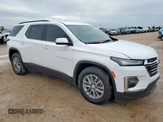 2022 Chevrolet Traverse LT Cloth z VIN 1GNERGKW1NJ188428, wystawiony jako Copart lot #60849315 z przebiegiem 24 246 mil mil oraz Szkoda całkowita • Salvage title. Historia ofert i sprzedaży dostępna na DreamBid. Obrazek 4.