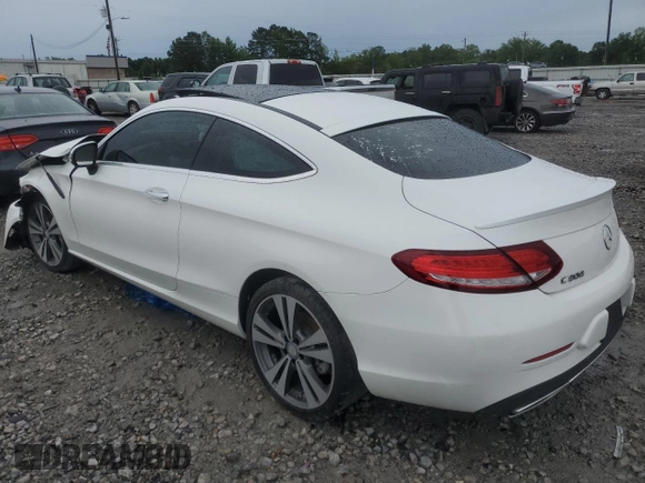 2017 Mercedes-Benz C 300 with VIN WDDWJ4JB4HF434869, listed as a Copart auction lot 61208785 with 64,582 mi miles and Salvage title. Bid and sale history available at DreamBid. Image 2.