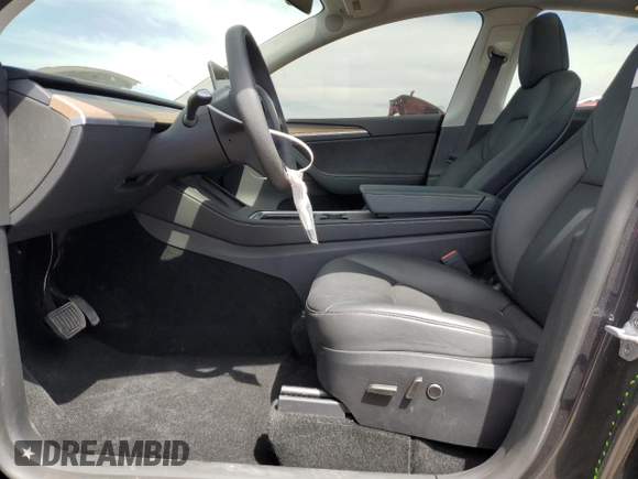 2024 Tesla Model Y Long Range with VIN 7SAYGDEE3RA256304, listed as a Copart auction lot 56160535 with 20,224 mi miles and Salvage title. Bid and sale history available at DreamBid. Image 7.