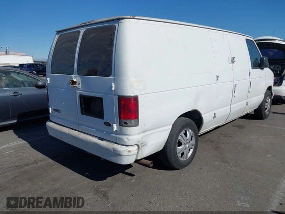 2006 Ford Econoline Cargo with VIN 1FTRE14W46HA46504, listed as a IAAI auction lot 42433510 with 251,238 mi miles and . Bid and sale history available at DreamBid. Image 4.