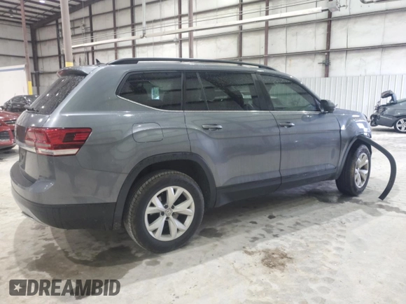 2020 Volkswagen Atlas S with VIN 1V2AP2CA9LC502085, listed as a Copart auction lot 57098325 with 81,410 mi miles and Non repairable. Bid and sale history available at DreamBid. Image 3.