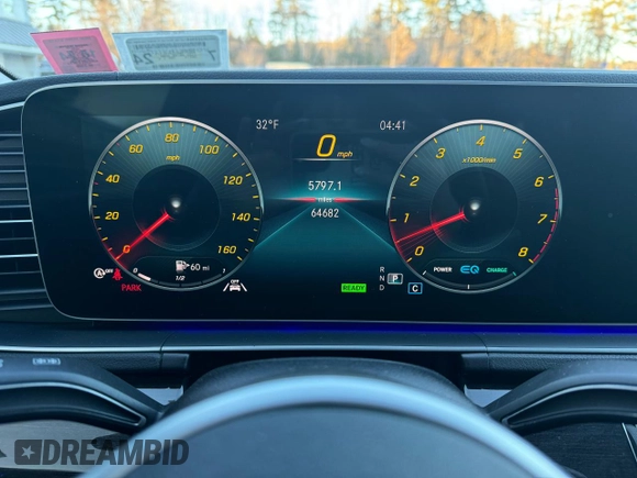 2020 Mercedes-Benz GLS 450 with VIN 4JGFF5KE3LA261115, listed as a Copart auction lot 43869084 with 64,682 mi miles and . Bid and sale history available at DreamBid. Image 8.