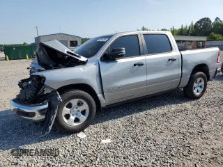 2024 Ram 1500 Big Horn with VIN 1C6RRFFG6RN126620, listed as a Copart auction lot 66533295 with 8,944 mi miles and Salvage title. Bid and sale history available at DreamBid. Image 1.